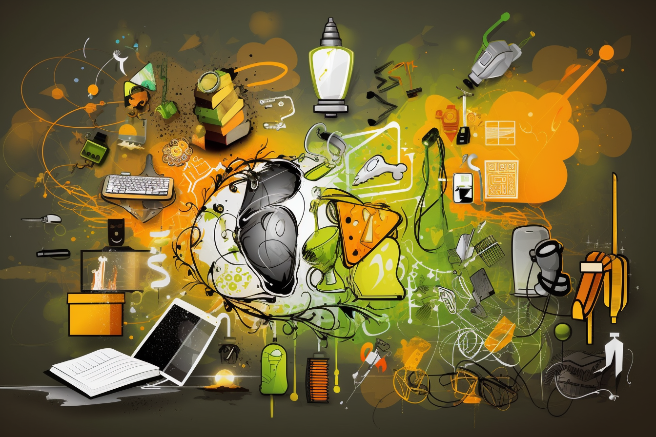 Landingpage mit verschiedensten Elementen